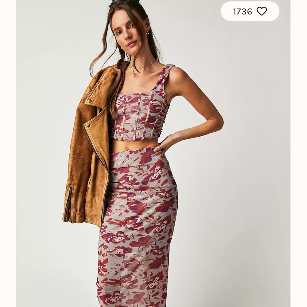 Free people galaxy corset set